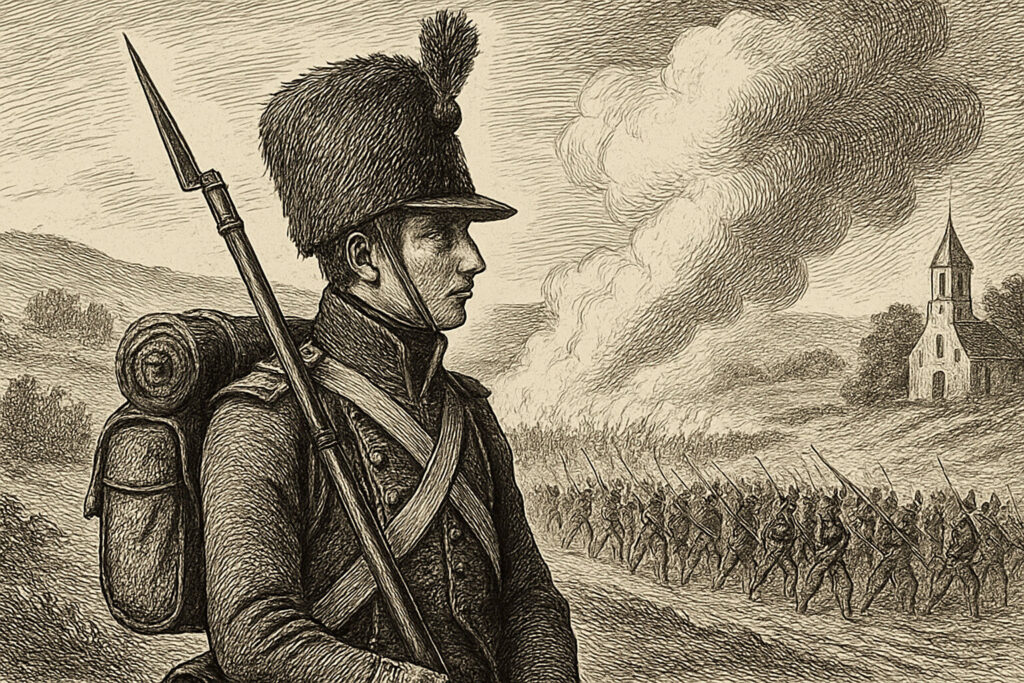 Illustration de Histoire d'un conscrit de 1813 de Erckmann-Chatrian