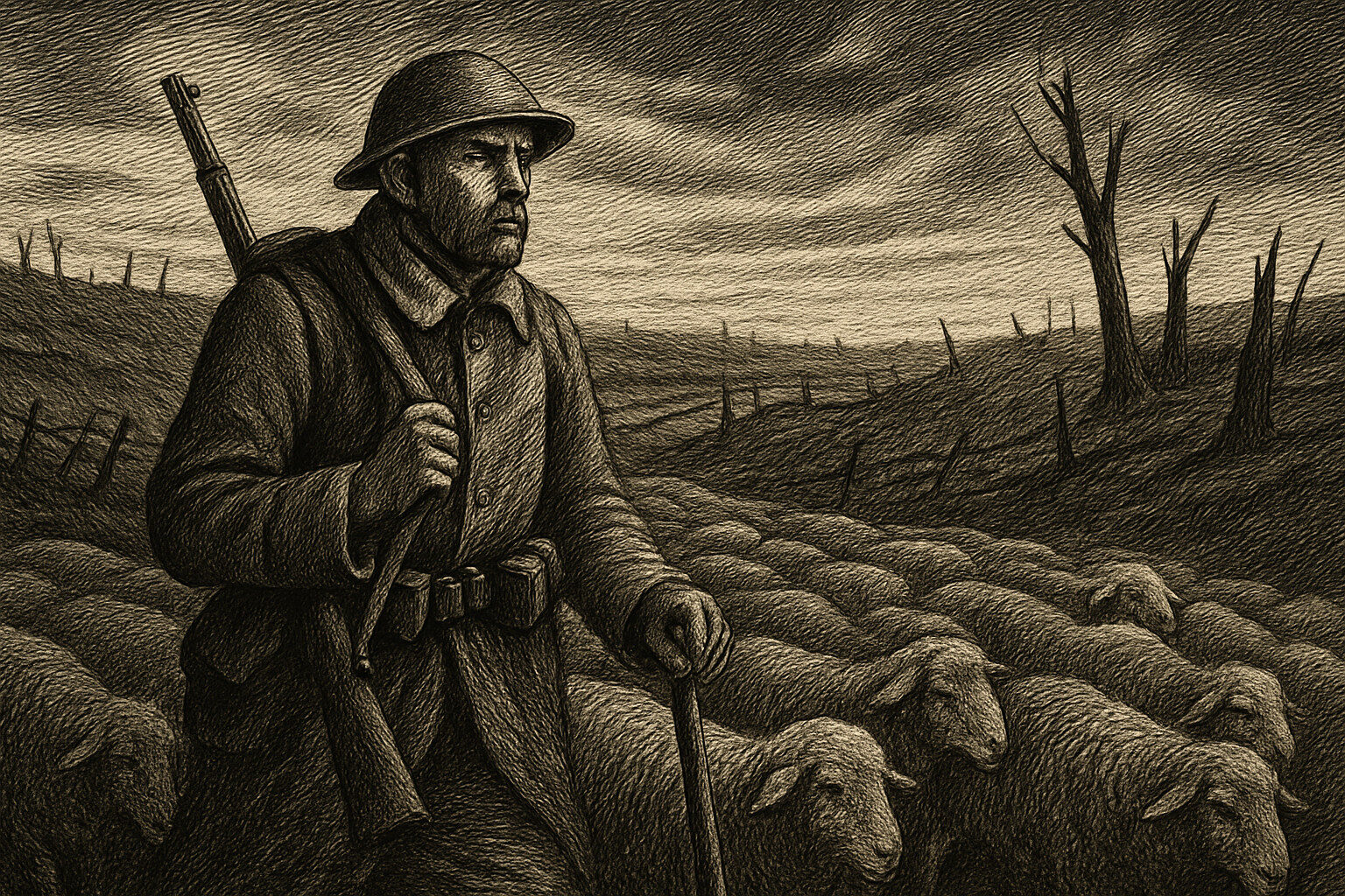 Illustration de Le Grand Troupeau de Jean Giono