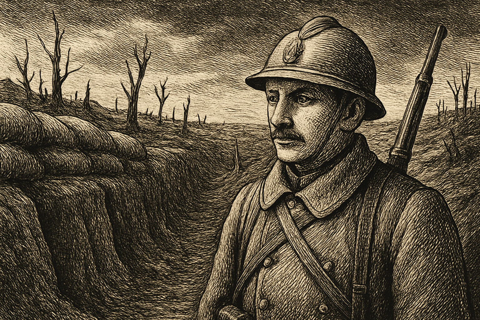 Illustration de Les Champs d'honneur de Jean Rouaud