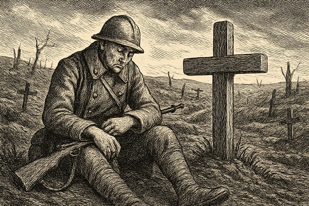 Illustration de Les Croix de bois de Roland Dorgelès