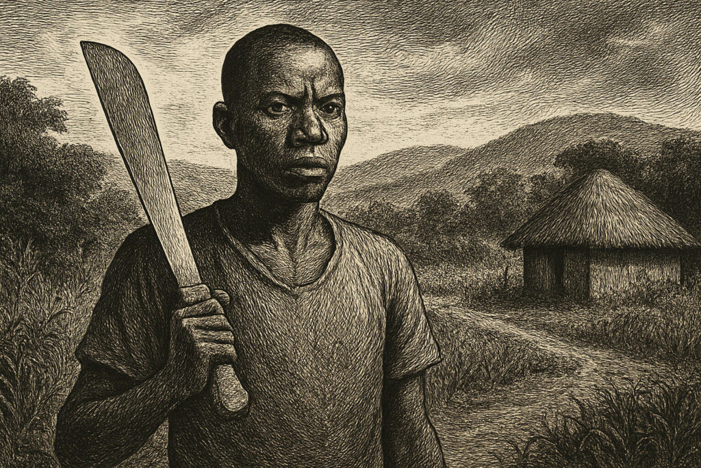 Illustration de Une saison de machettes de Jean Hatzfeld