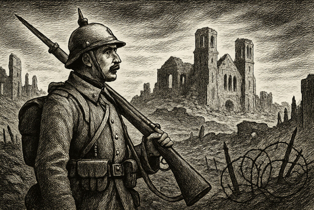 Illustration de Verdun de Jules Romains