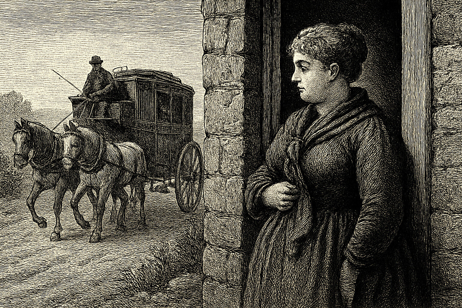 Illustration de Boule de Suif résumé de Maupassant