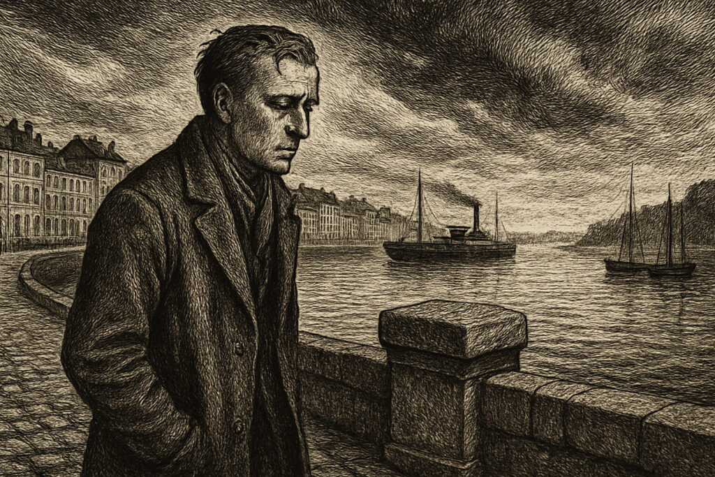 Illustration de La Nausée de Jean-Paul Sartre