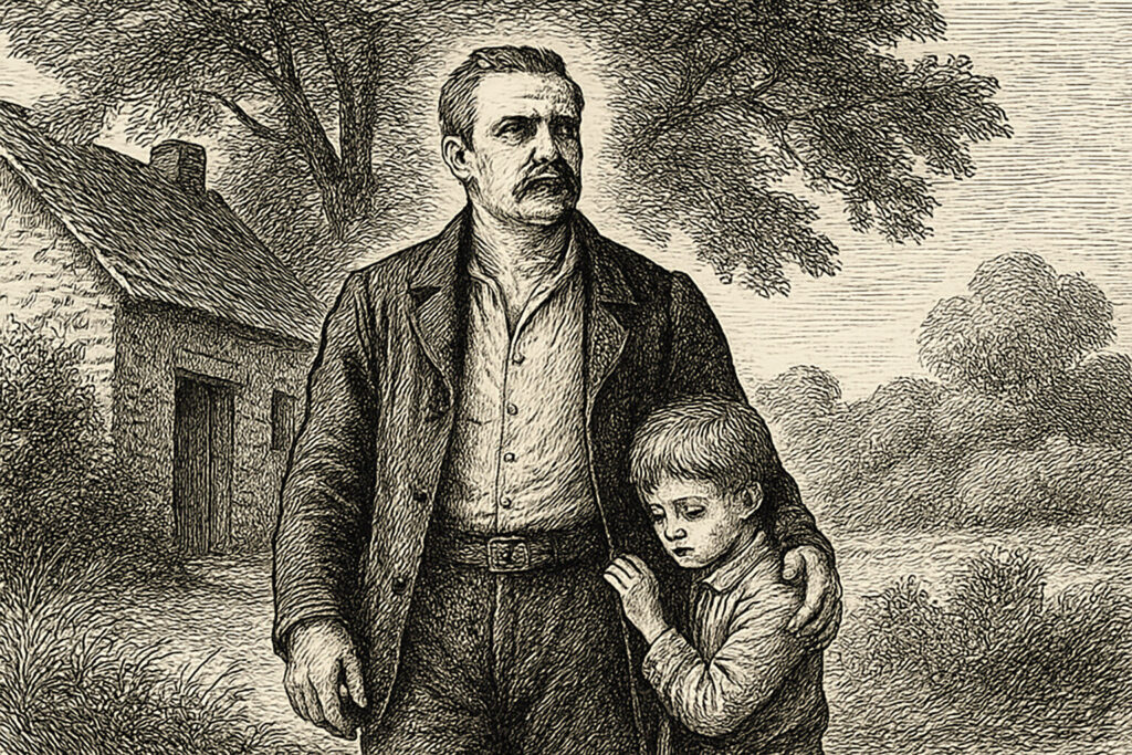Illustration de Le Papa de Simon de Guy de Maupassant