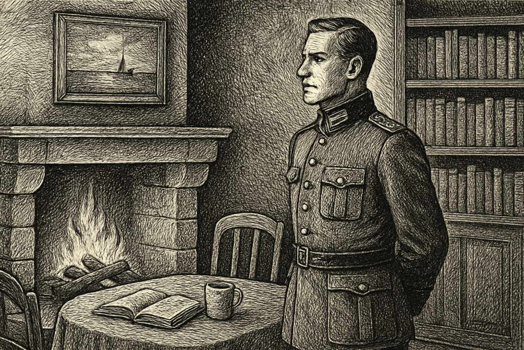 Illustration de Le Silence de la Mer résumé de Vercors