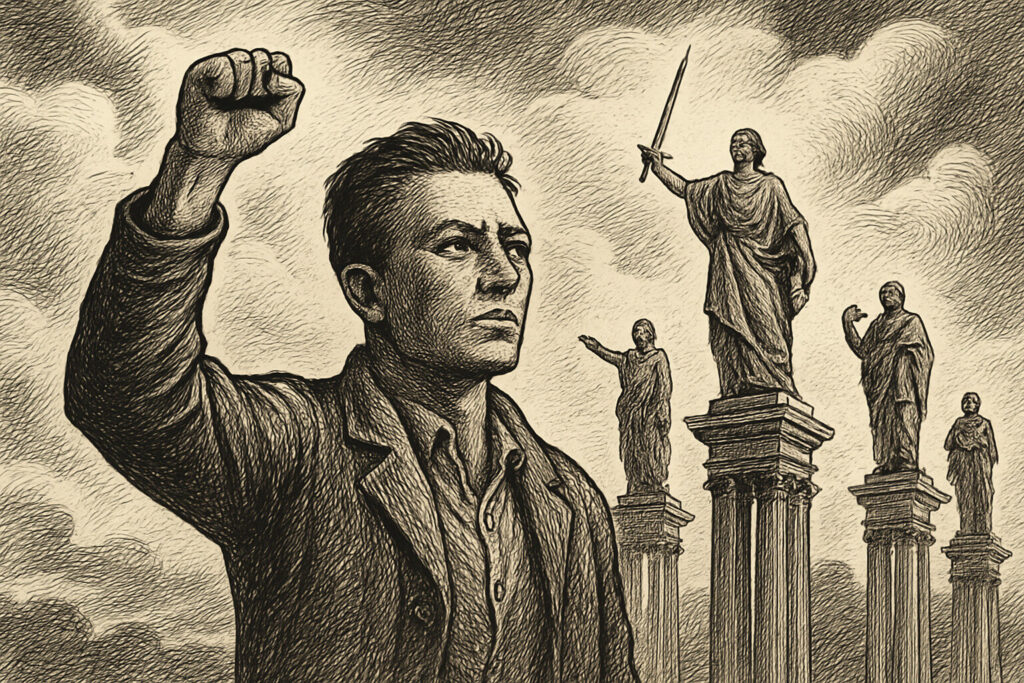 Illustration de L'Homme révolté de Albert Camus