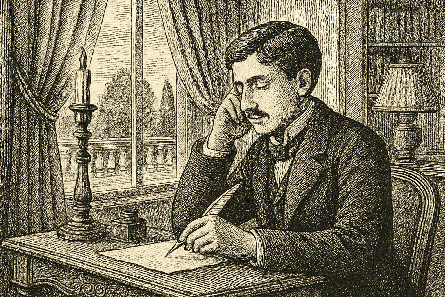 Illustration de Pastiches et mélanges de Marcel Proust