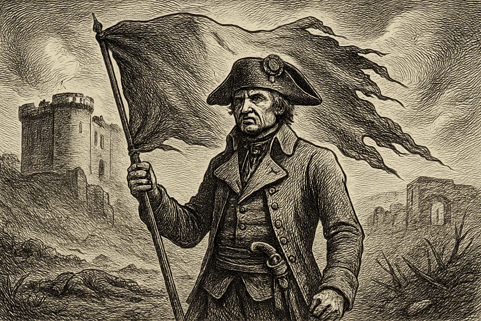 Illustration de Quatrevingt-treize de Victor Hugo