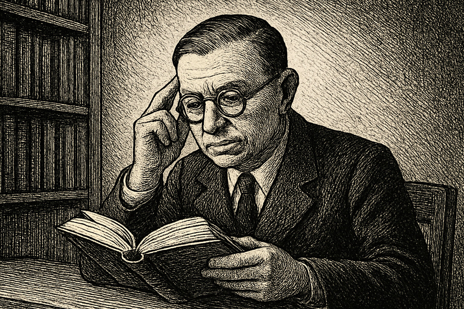 Illustration de Qu'est-ce que la littérature ? de Jean-Paul Sartre