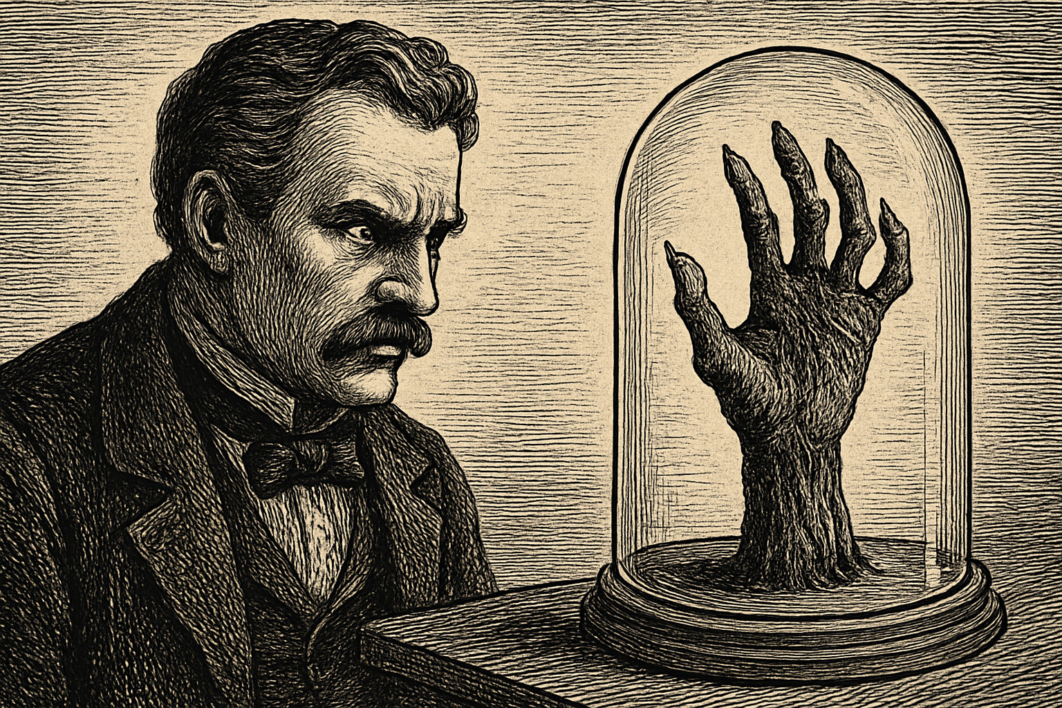 Illustration de La Main d'écorché de Guy de Maupassant