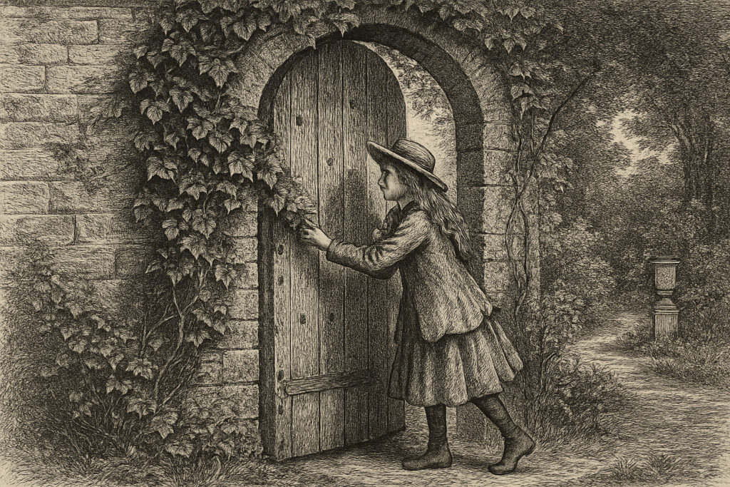 Illustration de Le jardin secret de Frances Hodgson Burnett