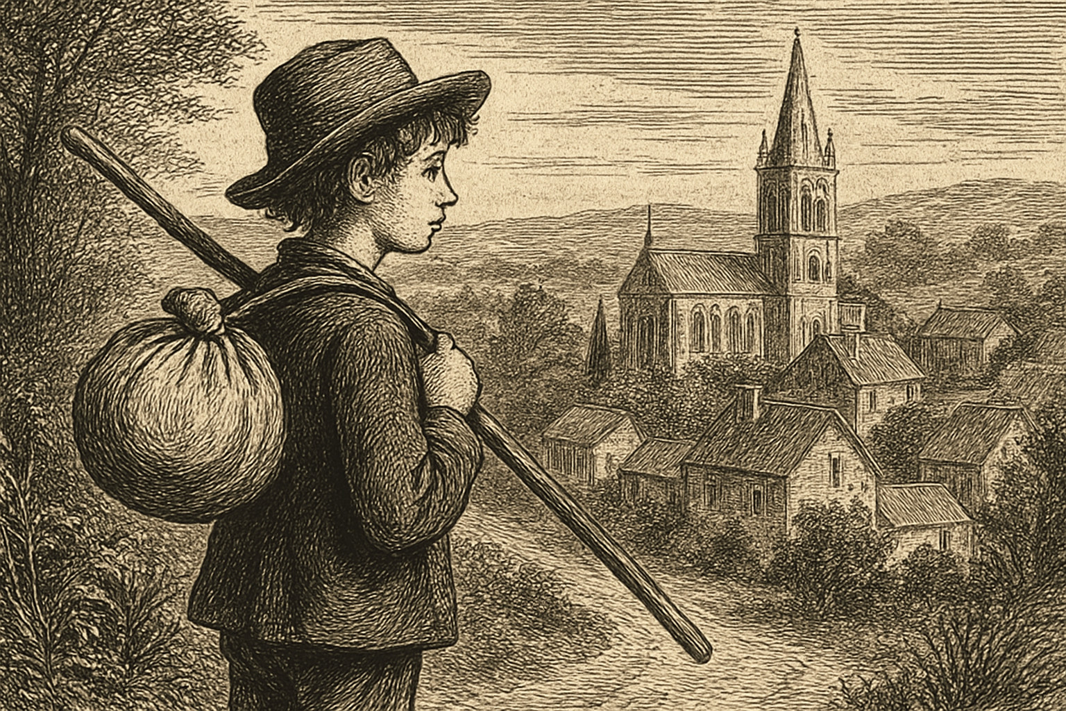 Illustration de Le petit chose de Alphonse Daudet