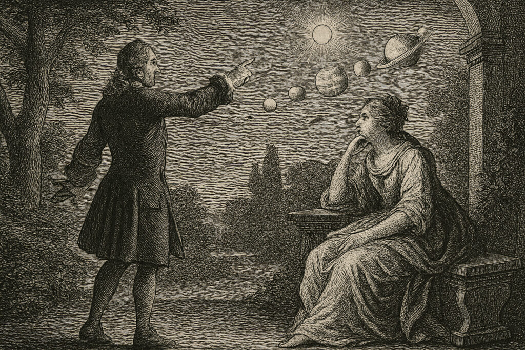 Illustration de Entretiens sur la pluralite des mondes de Bernard Le Bouyer de Fontenelle