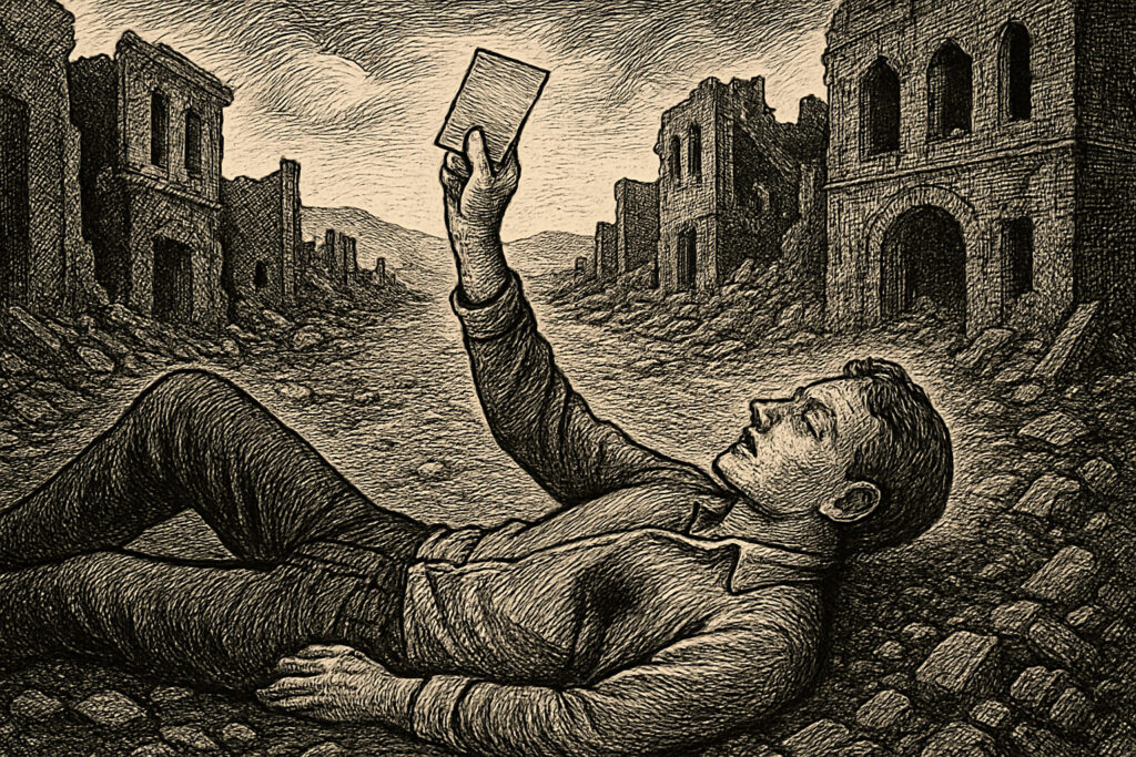 Illustration de Le Message de Andrée Chedid