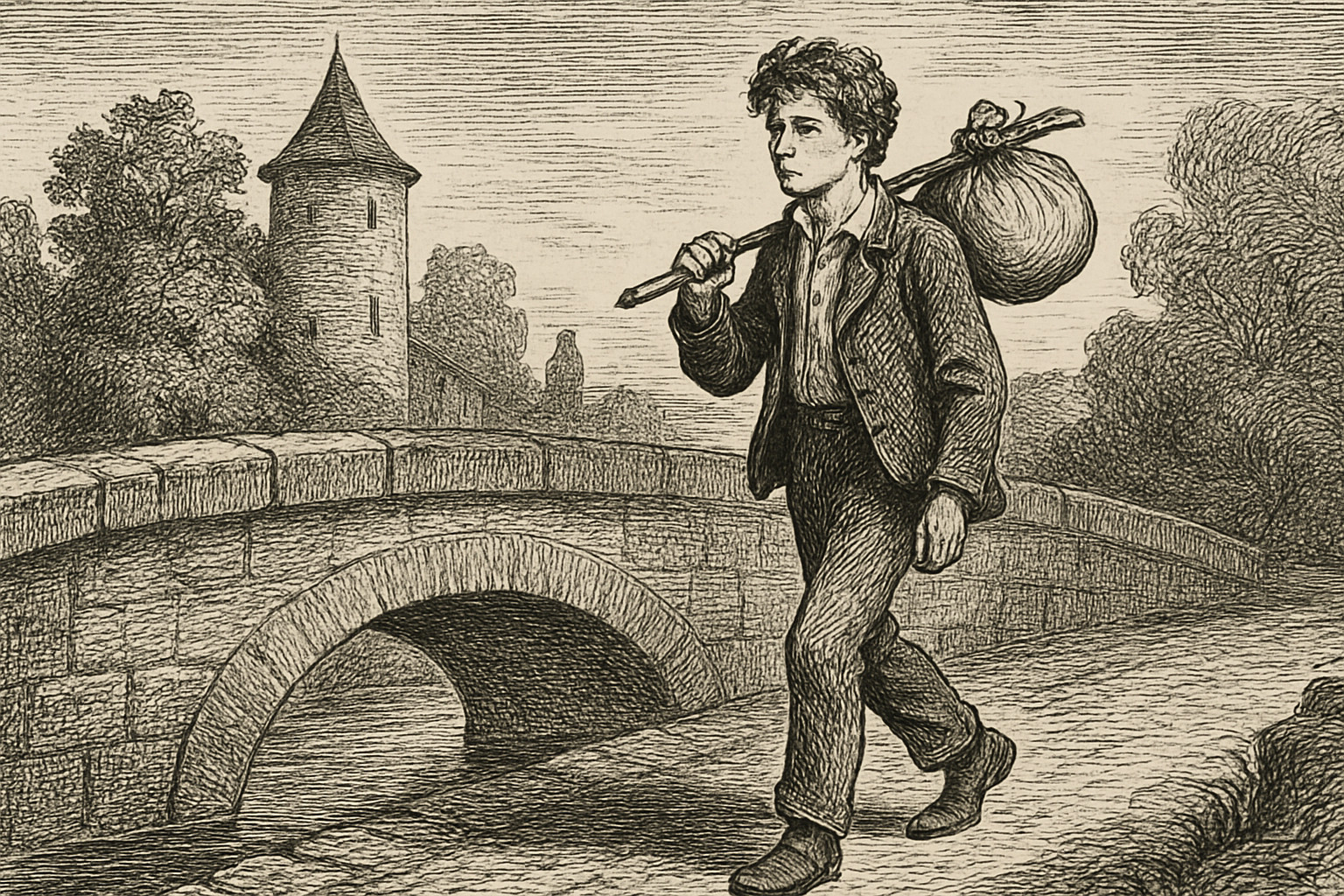 Illustration de Le petit chose de Alphonse Daudet