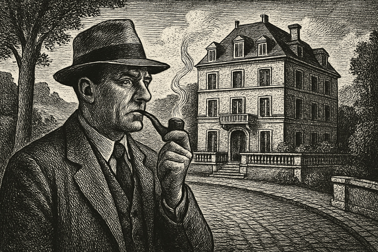 Illustration de Maigret en vacances de Georges Simenon