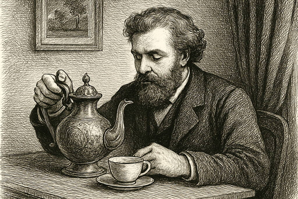 Illustration de la cafetiere de theophile gautier