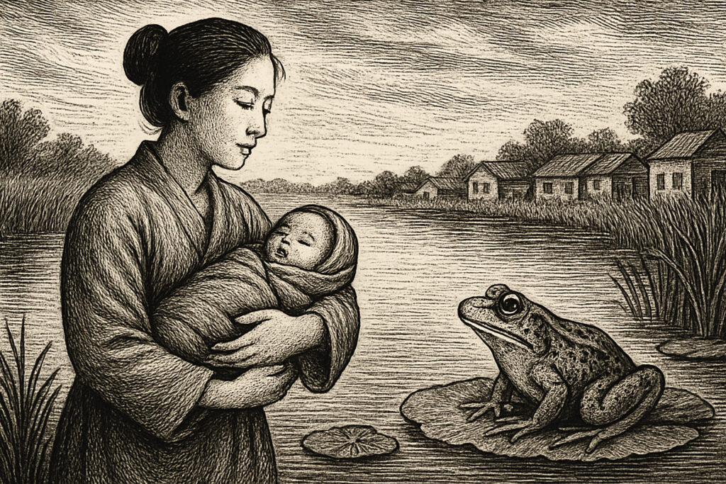 Illustration de Grenouille de Mo Yan
