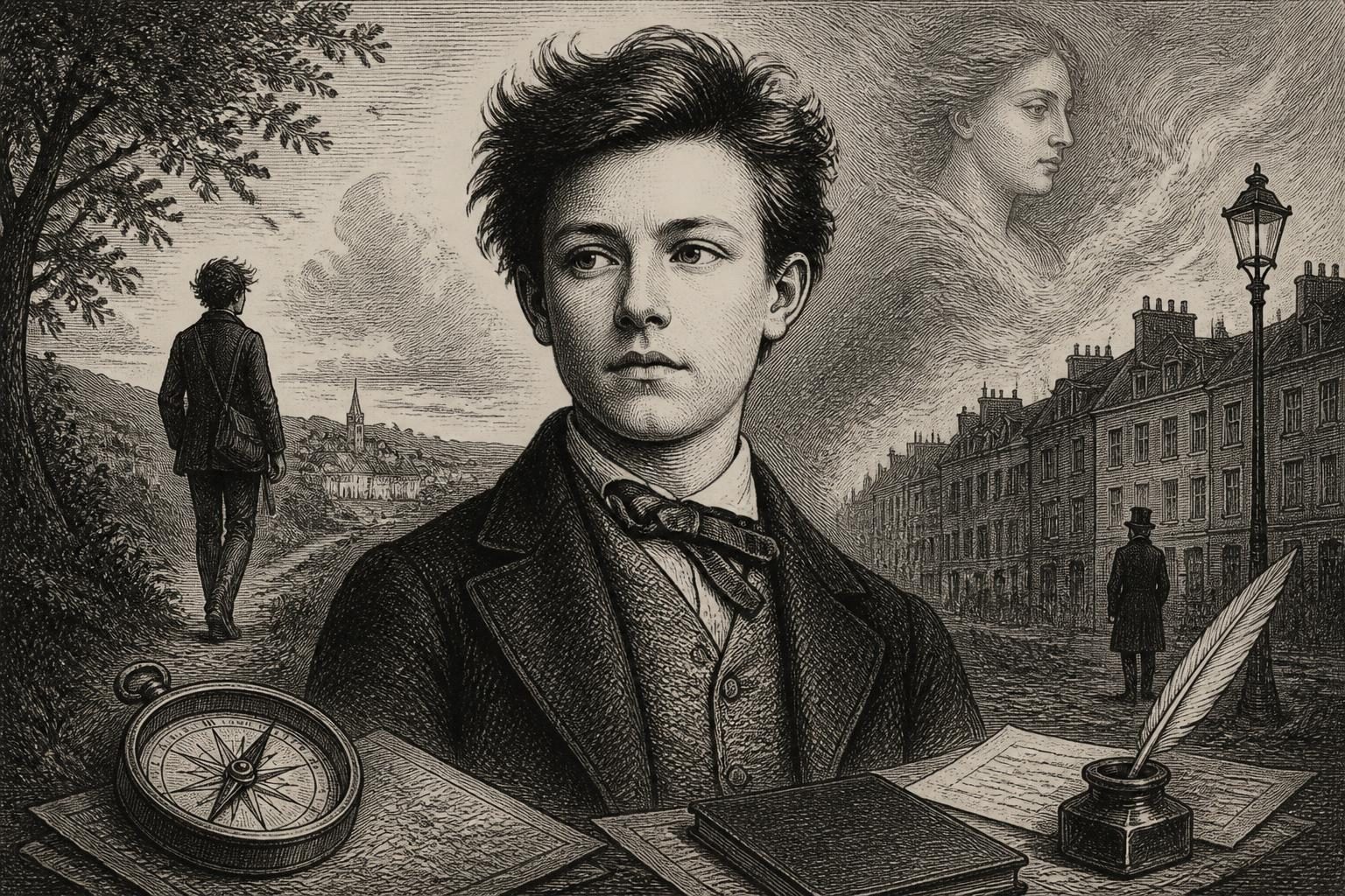 Réussir l'analyse linéaire du poème Roman de Rimbaud