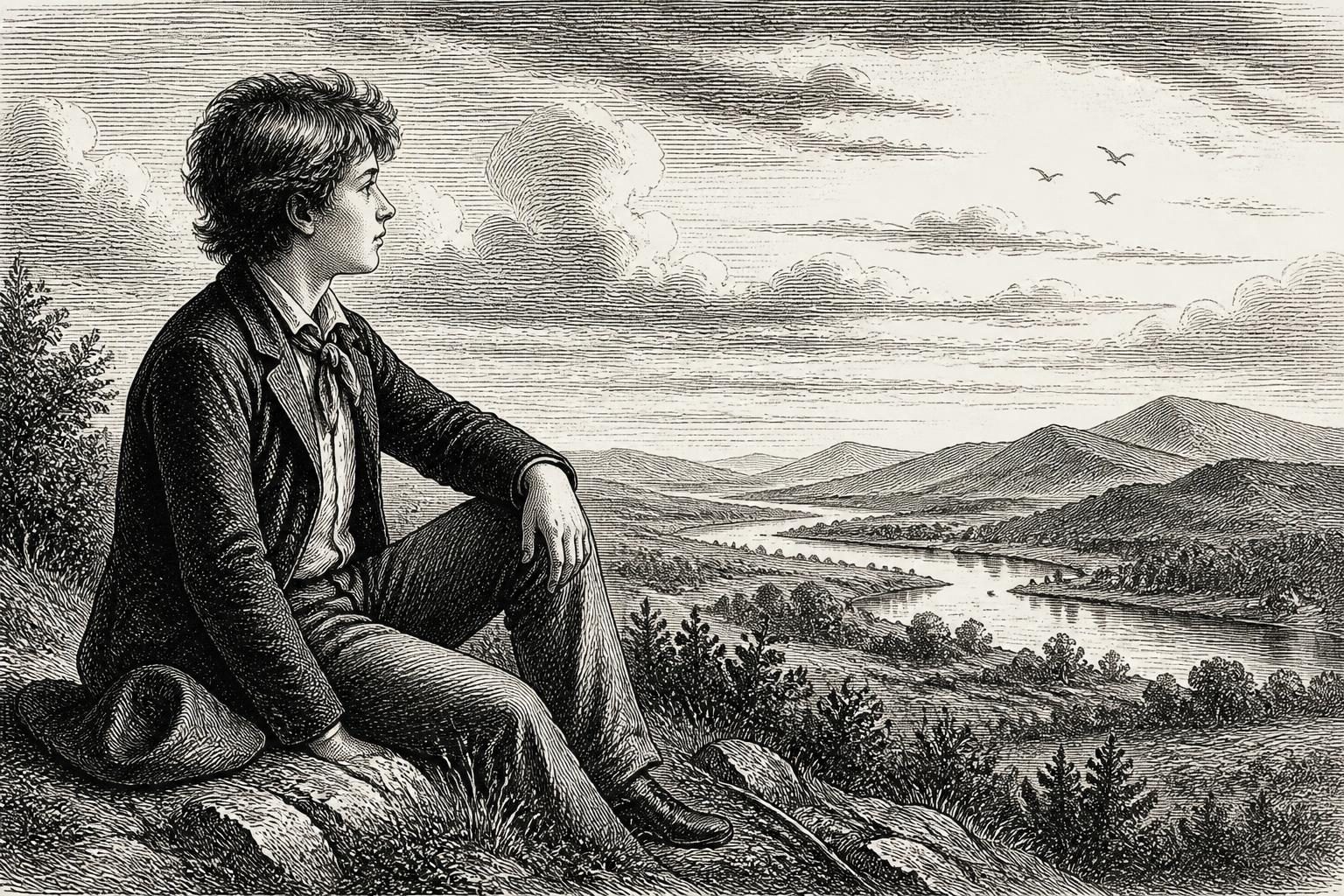 Sensation de Rimbaud : analyse linéaire pour le bac